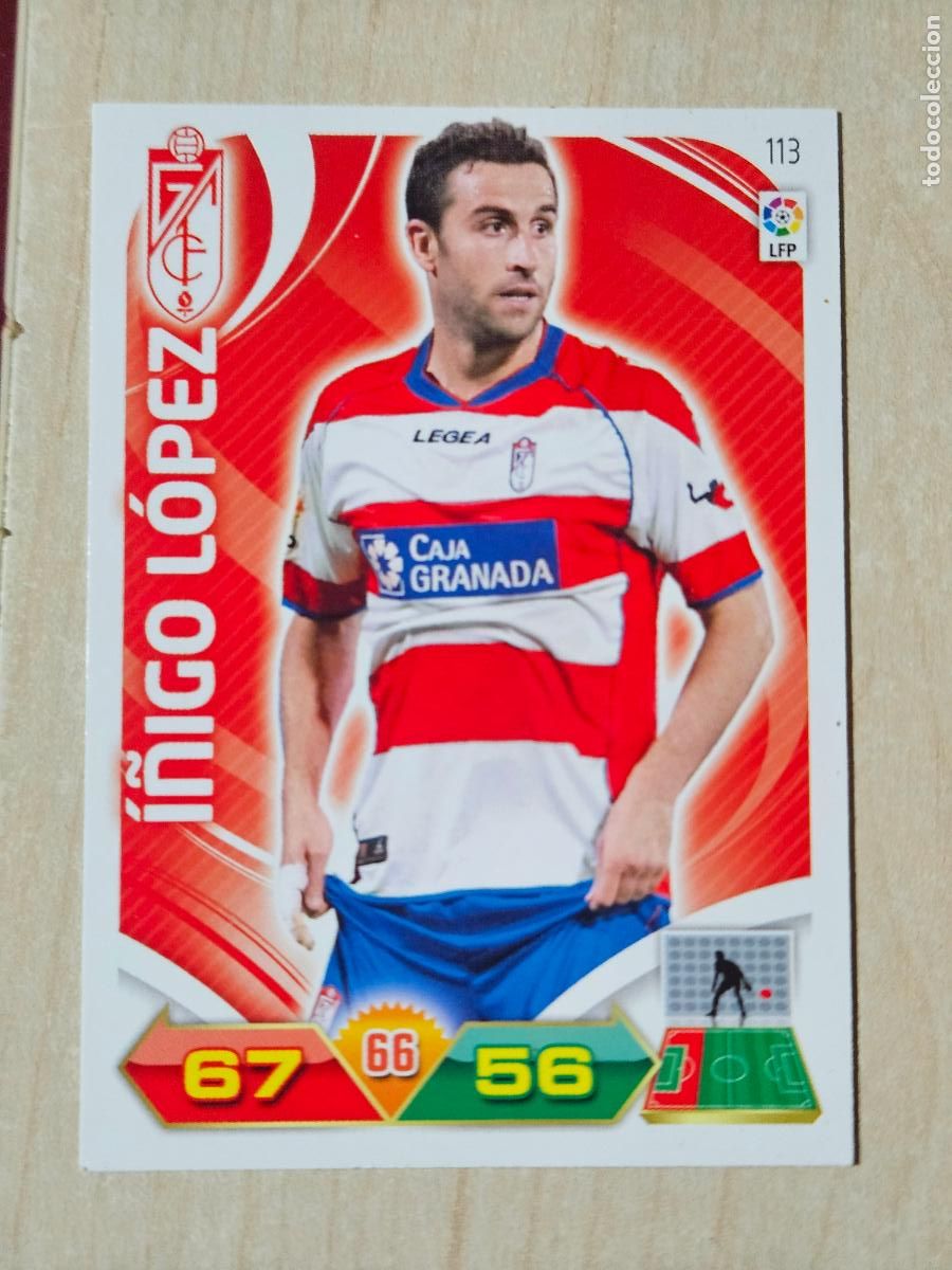 Cromos de f&uacute;tbol: FICHA N&ordm; 113 I&Ntilde;IGO LOPEZ - ADRENALYN 11 12 - PANINI 2011 -12 - CROMO - GRANADA