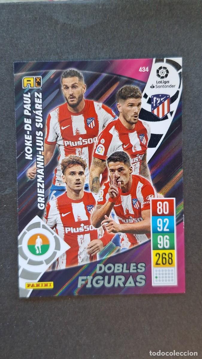 Fu&szlig;ball-Sticker: L1 DOBLES FIGURAS ATLETICO DE MADRID 434 PANINI ADRENALYN XL 2021 2022 21 22