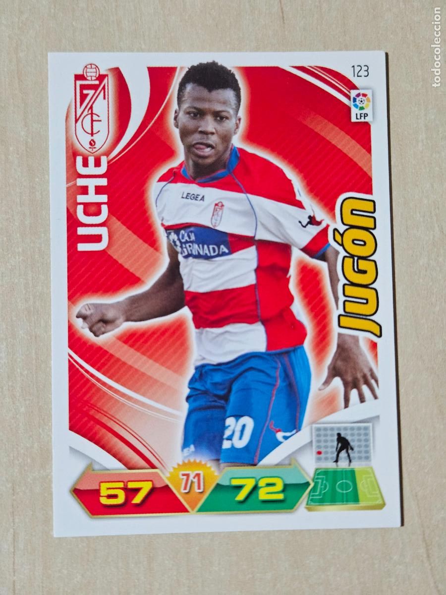 Cartes &agrave; collectionner de Football: FICHA N&ordm; 123 UCHE - ADRENALYN 11 12 - PANINI 2011 -12 - CROMO - GRANADA