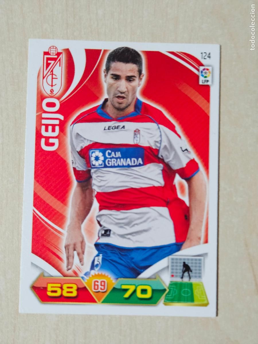 Cartes &agrave; collectionner de Football: FICHA N&ordm; 124 GEIJO - ADRENALYN 11 12 - PANINI 2011 -12 - CROMO - GRANADA