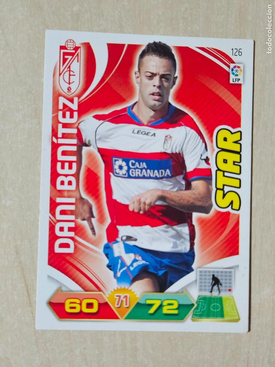 Figurine di Calcio: FICHA N&ordm; 126 DANI BENITEZ - ADRENALYN 11 12 - PANINI 2011 -12 - CROMO - GRANADA