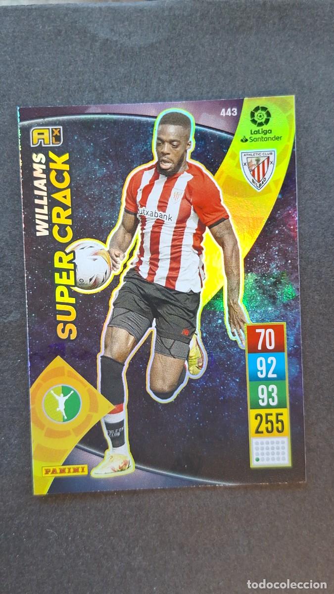 Figurine di Calcio: L1 WILLIAMS ATHLETIC CLUB DE BILBAO 443 SUPER CRACK PANINI ADRENALYN XL 2021 2022 21 22