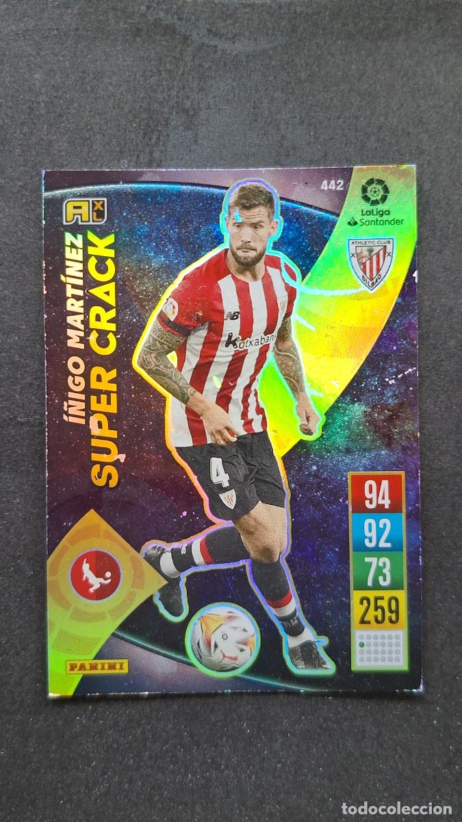 Cromos de f&uacute;tbol: L1 I&Ntilde;IGO MARTINEZ ATHLETIC CLUB DE BILBAO 442 SUPER CRACK PANINI ADRENALYN XL 2021 2022 21 22