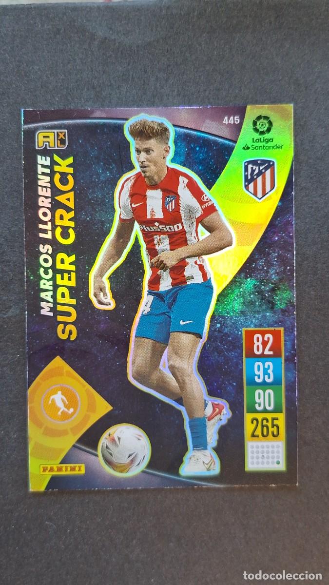 Cromos de f&uacute;tbol: L1 MARCOS LLORENTE ATLETICO DE MADRID 445 SUPER CRACK PANINI ADRENALYN XL 2021 2022 21 22