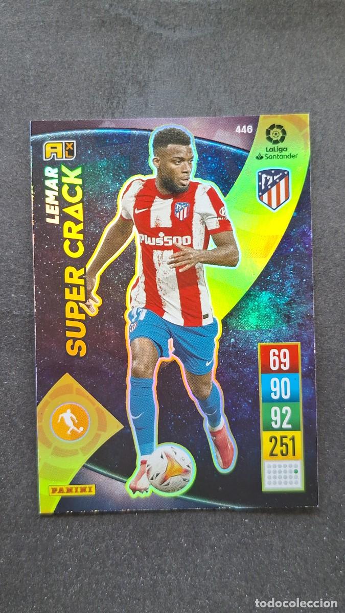 Cromos de f&uacute;tbol: L1 LEMAR ATLETICO DE MADRID 446 SUPER CRACK PANINI ADRENALYN XL 2021 2022 21 22