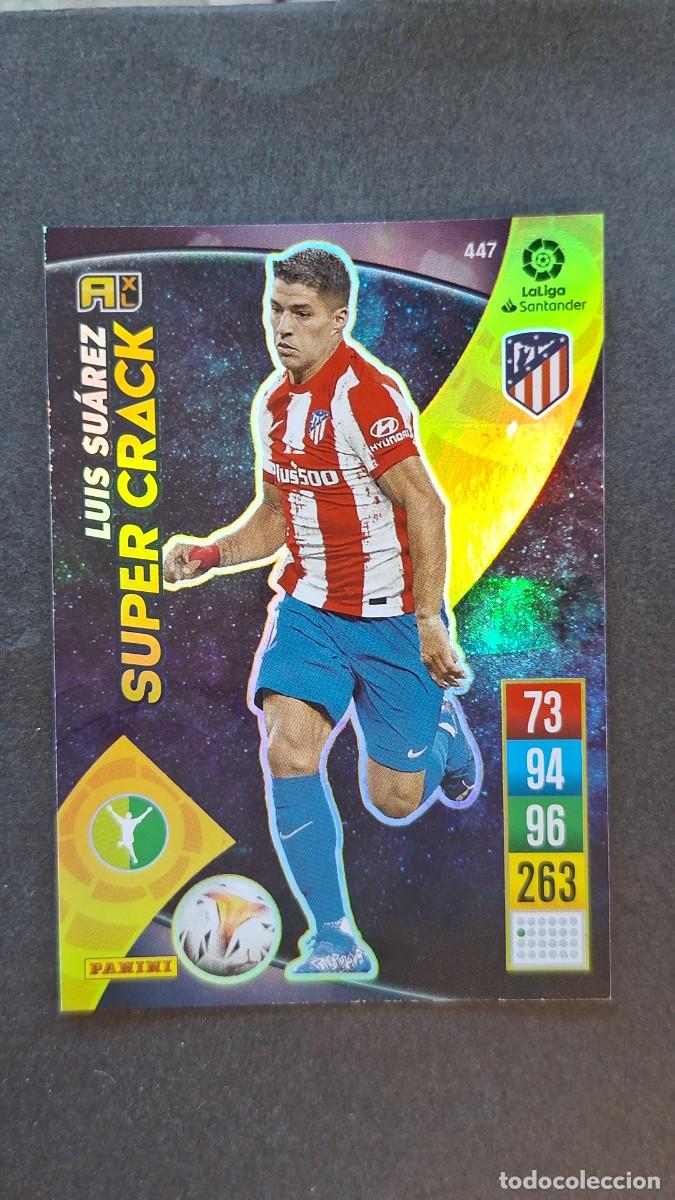 Cromos de f&uacute;tbol: L1 LUIS SUAREZ ATLETICO DE MADRID 447 SUPER CRACK PANINI ADRENALYN XL 2021 2022 21 22