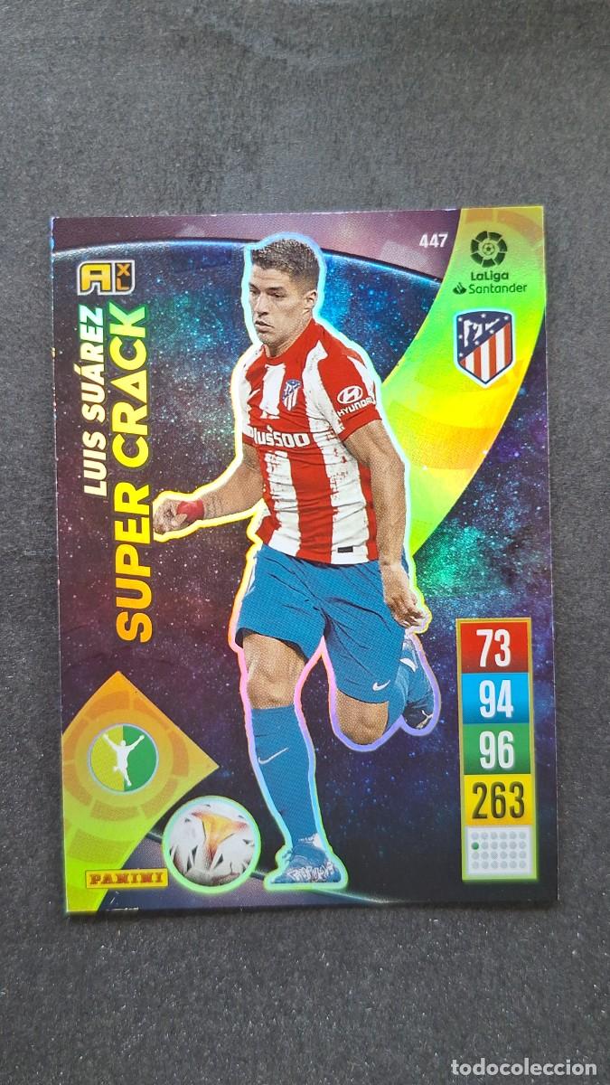 Cromos de f&uacute;tbol: L1 LUIS SUAREZ ATLETICO DE MADRID 447 SUPER CRACK PANINI ADRENALYN XL 2021 2022 21 22