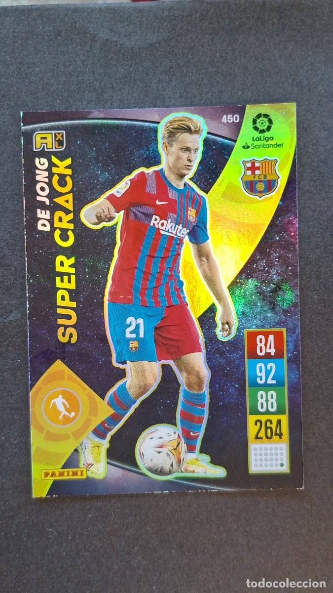 Cromos de f&uacute;tbol: L1 DE JONG F. C. BARCELONA 450 SUPER CRACK PANINI ADRENALYN XL 2021 2022 21 22