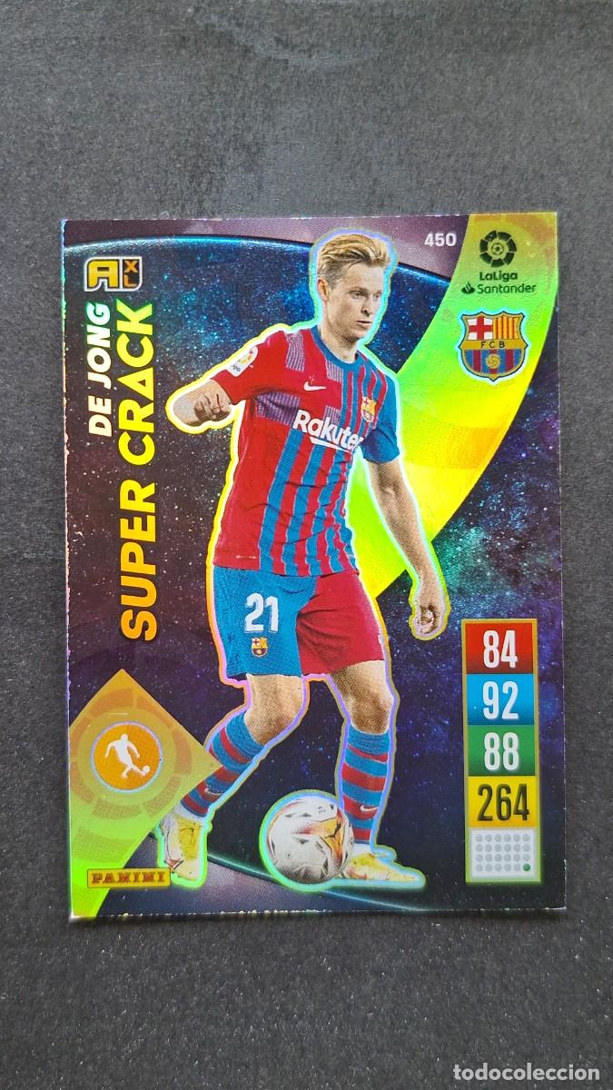 Cromos de f&uacute;tbol: L1 DE JONG F. C. BARCELONA 450 SUPER CRACK PANINI ADRENALYN XL 2021 2022 21 22