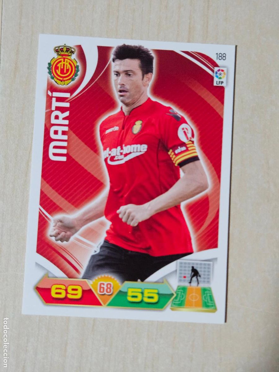 Cromos de f&uacute;tbol: FICHA N&ordm; 188 MARTI - ADRENALYN 11 12 - PANINI 2011 -12 - CROMO - MALLORCA
