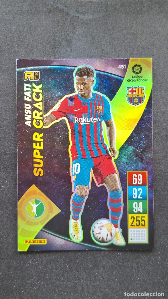 Cromos de f&uacute;tbol: L1 ANSU FATI F. C. BARCELONA 451 SUPER CRACK PANINI ADRENALYN XL 2021 2022 21 22