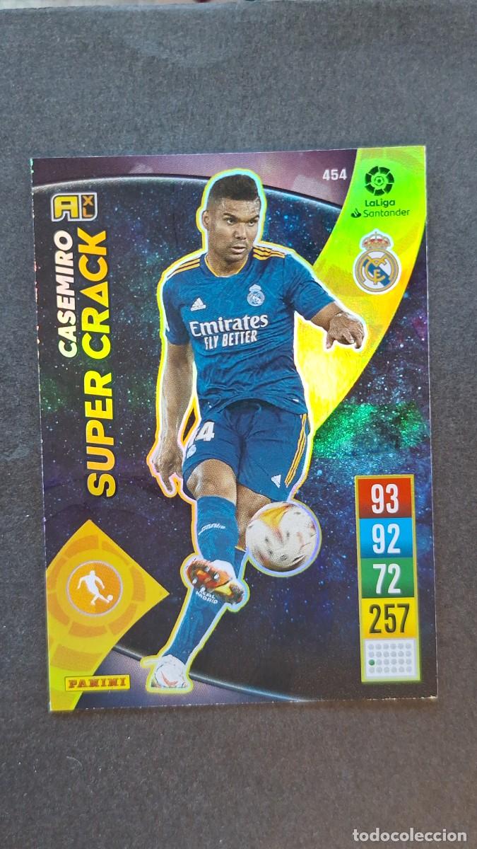 Cromos de f&uacute;tbol: L1 CASEMIRO REAL MADRID 454 SUPER CRACK PANINI ADRENALYN XL 2021 2022 21 22