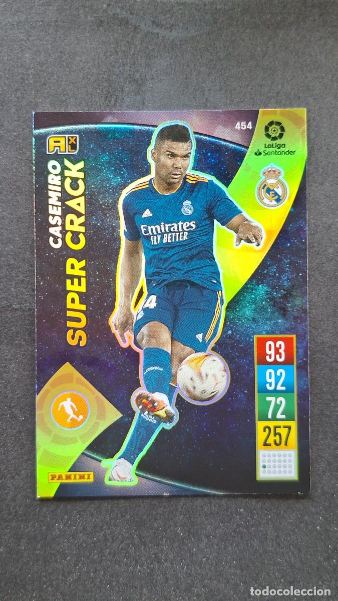 Cromos de f&uacute;tbol: L1 CASEMIRO REAL MADRID 454 SUPER CRACK PANINI ADRENALYN XL 2021 2022 21 22