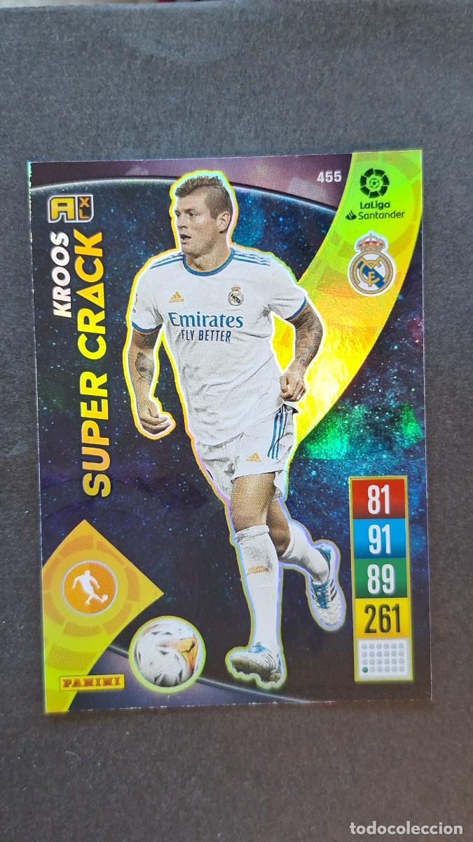 Cromos de f&uacute;tbol: L1 KROOS REAL MADRID 455 SUPER CRACK PANINI ADRENALYN XL 2021 2022 21 22