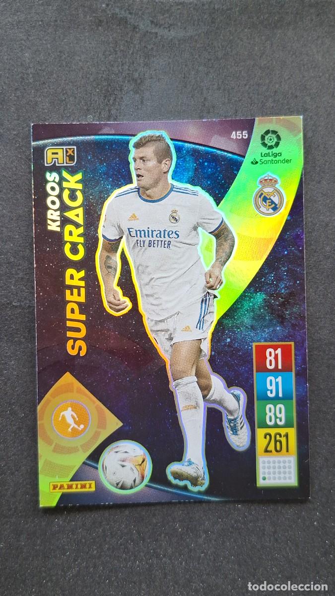 Cromos de f&uacute;tbol: L1 KROOS REAL MADRID 455 SUPER CRACK PANINI ADRENALYN XL 2021 2022 21 22