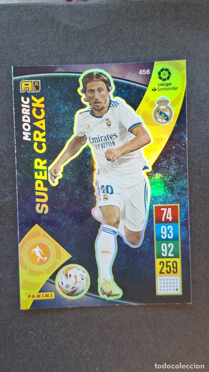 Cromos de f&uacute;tbol: L1 MODRIC REAL MADRID 456 SUPER CRACK PANINI ADRENALYN XL 2021 2022 21 22