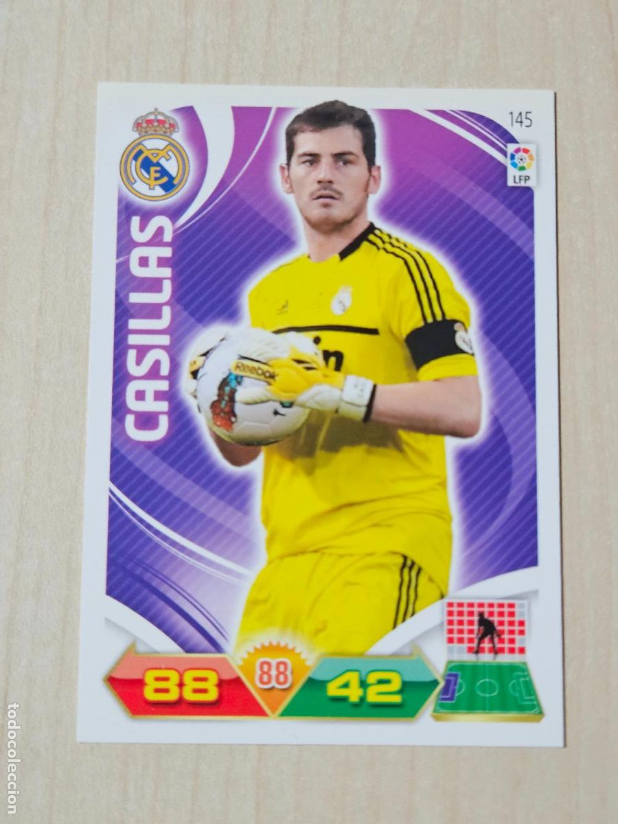 Cromos de f&uacute;tbol: FICHA N&ordm; 145 CASILLAS - ADRENALYN 11 12 - PANINI 2011 -12 - CROMO - REAL MADRID