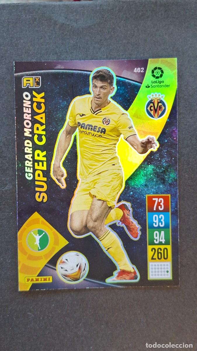 Cromos de f&uacute;tbol: L1 GERARD MORENO VILLARREAL C. F. 462 SUPER CRACK PANINI ADRENALYN XL 2021 2022 21 22