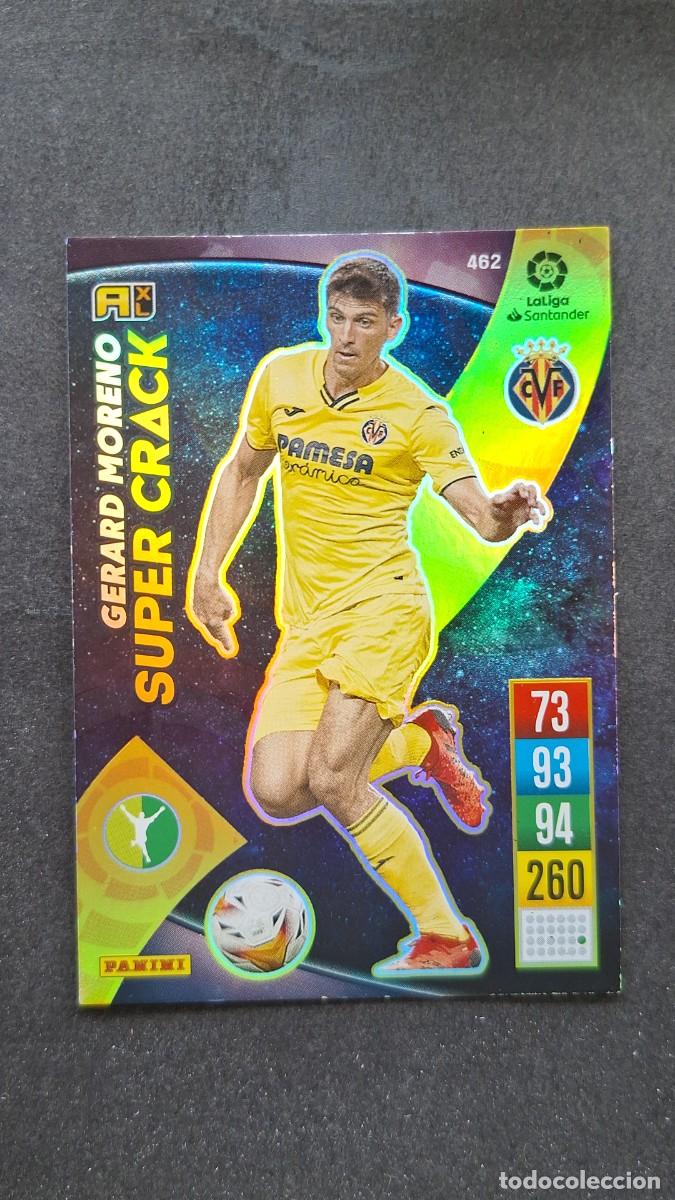 Cromos de f&uacute;tbol: L1 GERARD MORENO VILLARREAL C. F. 462 SUPER CRACK PANINI ADRENALYN XL 2021 2022 21 22