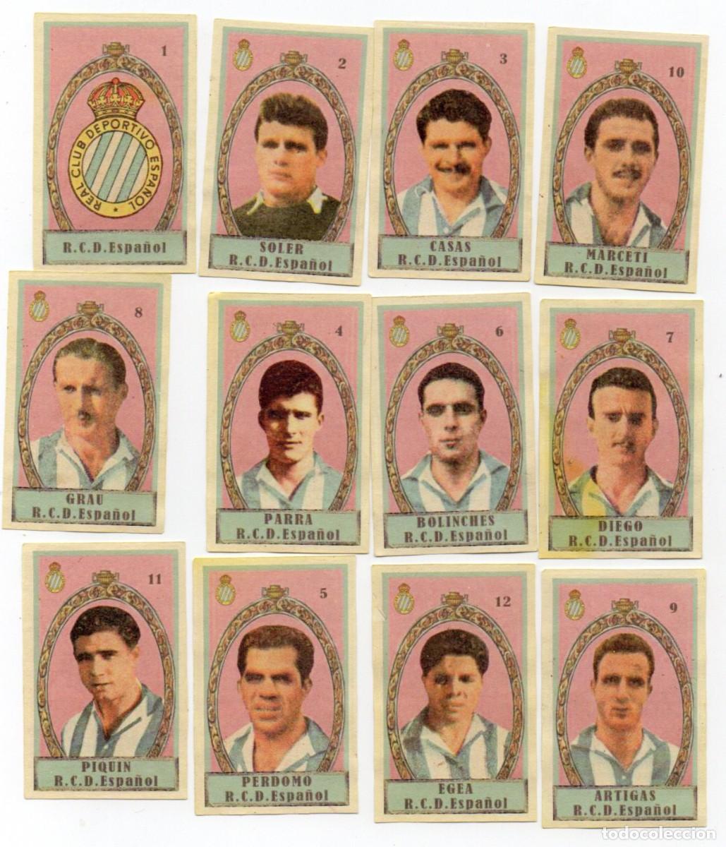 Cromos de f&uacute;tbol: ESPA&Ntilde;OL 1950. DE MAQUINAS DE COSER SINGER,