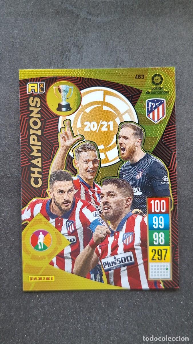 Cromos de f&uacute;tbol: L1 ATLETICO DE MADRID 463 CARD CHAMPIONS 20/21 PANINI ADRENALYN XL 2021 2022 21 22