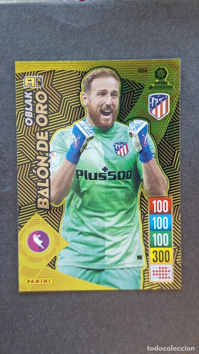 Cromos de f&uacute;tbol: L1 OBLAK ATLETICO DE MADRID 464 BALON DE ORO PANINI ADRENALYN XL 2021 2022 21 22