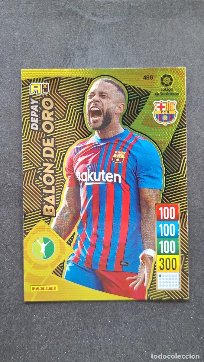 Cromos de f&uacute;tbol: L1 DEPAY F. C. BARCELONA 466 BALON DE ORO PANINI ADRENALYN XL 2021 2022 21 22