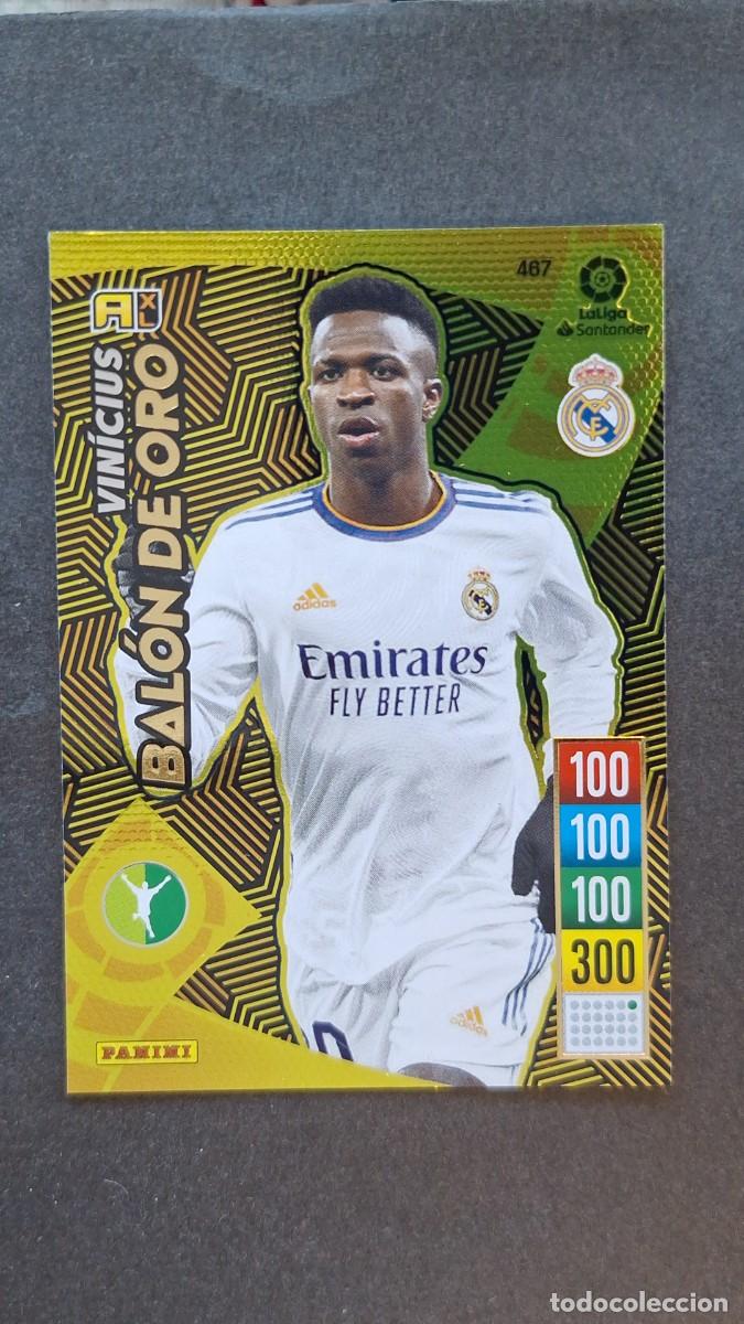 Cromos de Futebol: L1 VINICIUS REAL MADRID 467 BALON DE ORO PANINI ADRENALYN XL 2021 2022 21 22