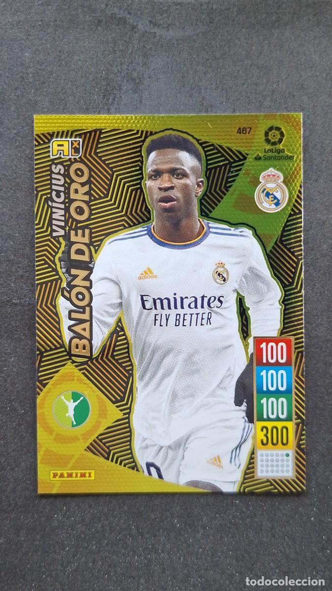 Cromos de Futebol: L1 VINICIUS REAL MADRID 467 BALON DE ORO PANINI ADRENALYN XL 2021 2022 21 22