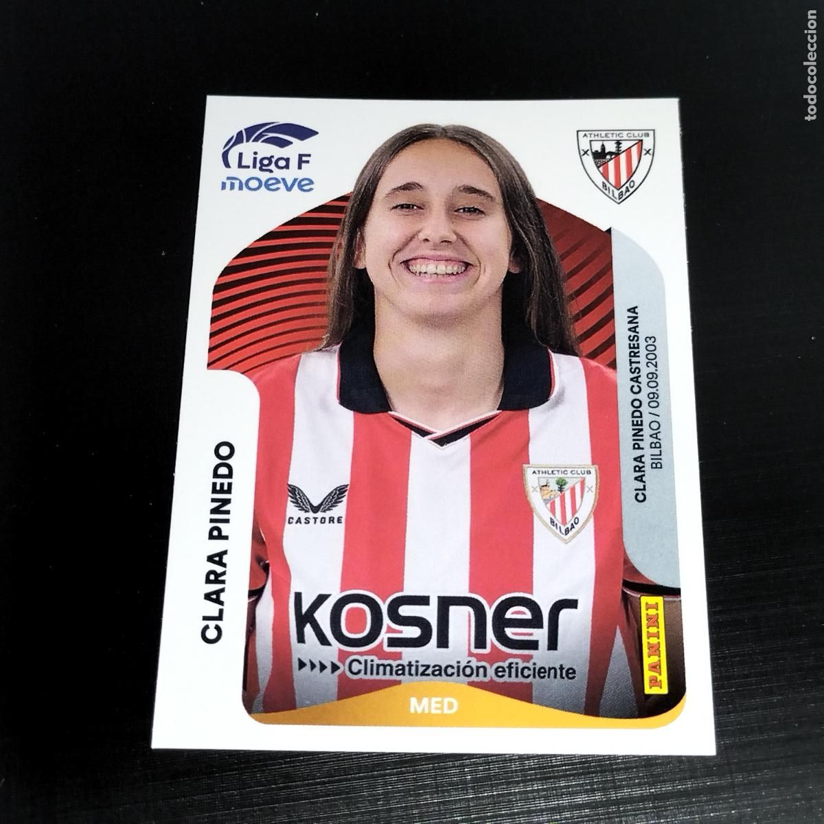Cromos de Futebol: 35 CLARA PINEDO ATHLETIC BILBAO CROMOS LIGA F MOEVE FEMENINA PANINI 2025 2026 25 26