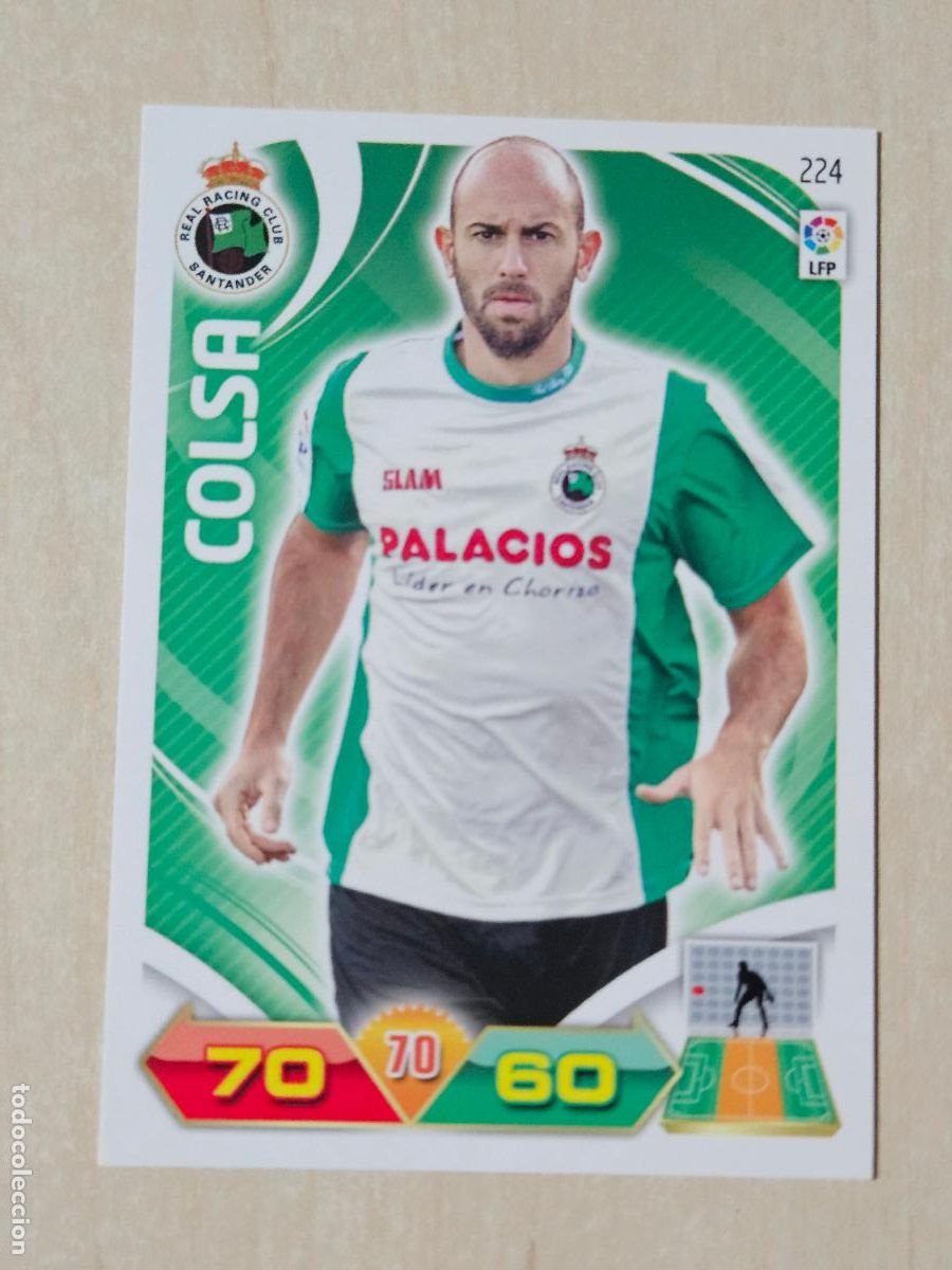 Cromos de Futebol: FICHA N&ordm; 224 COLSA - ADRENALYN 11 12 - PANINI 2011 -12 - CROMO - RACING DE SANTANDER