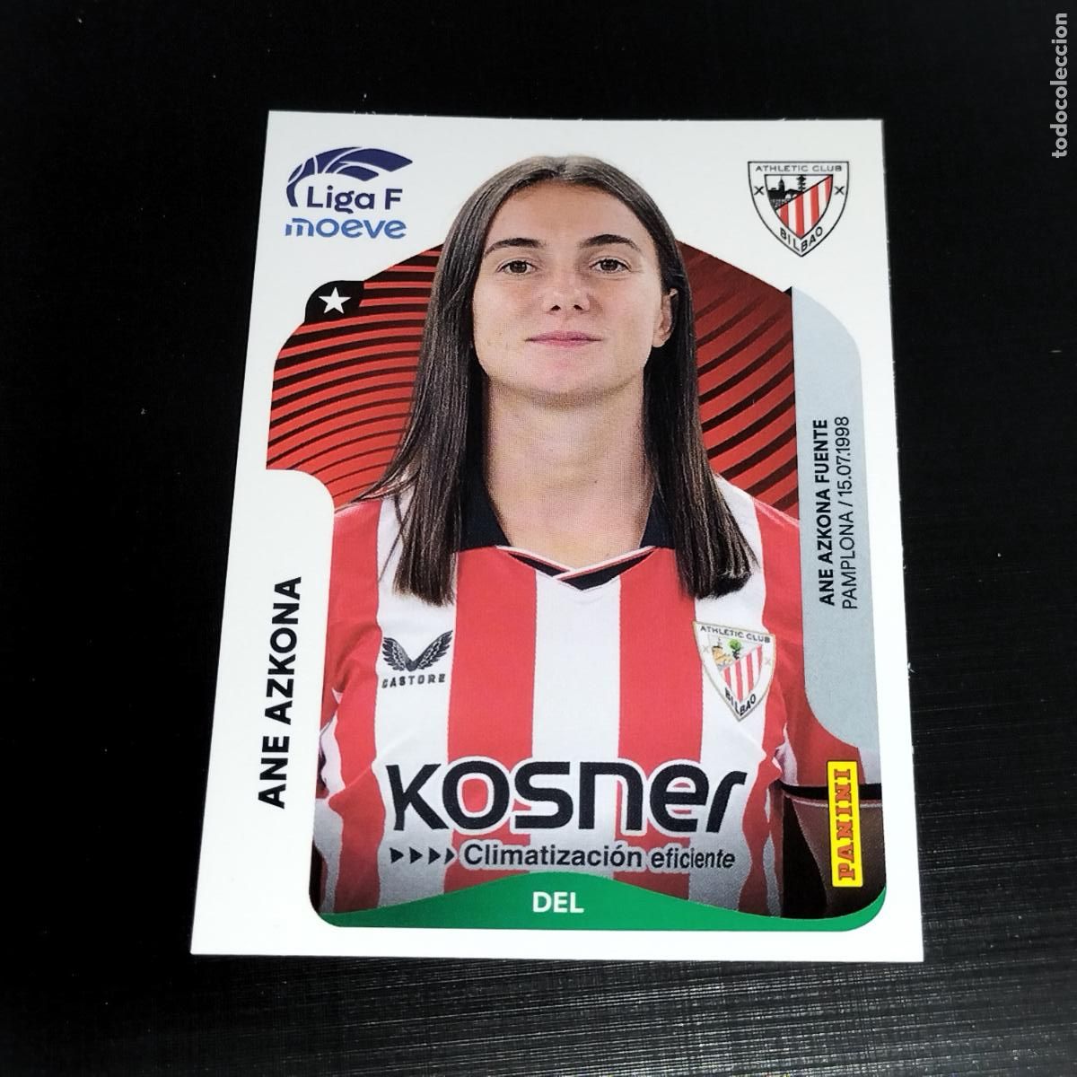 Cromos de f&uacute;tbol: 36 ANE AZKONA ATHLETIC BILBAO CROMOS LIGA F MOEVE FEMENINA PANINI 2025 2026 25 26