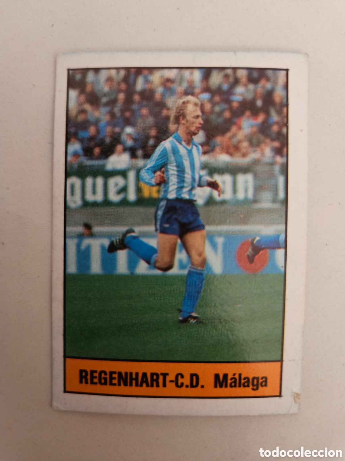 Cromos de f&uacute;tbol: REGENHART 280 MALAGA LISEL 1985 1986 CROMO FUTBOL LIGA 85 86 - DESPEGADO