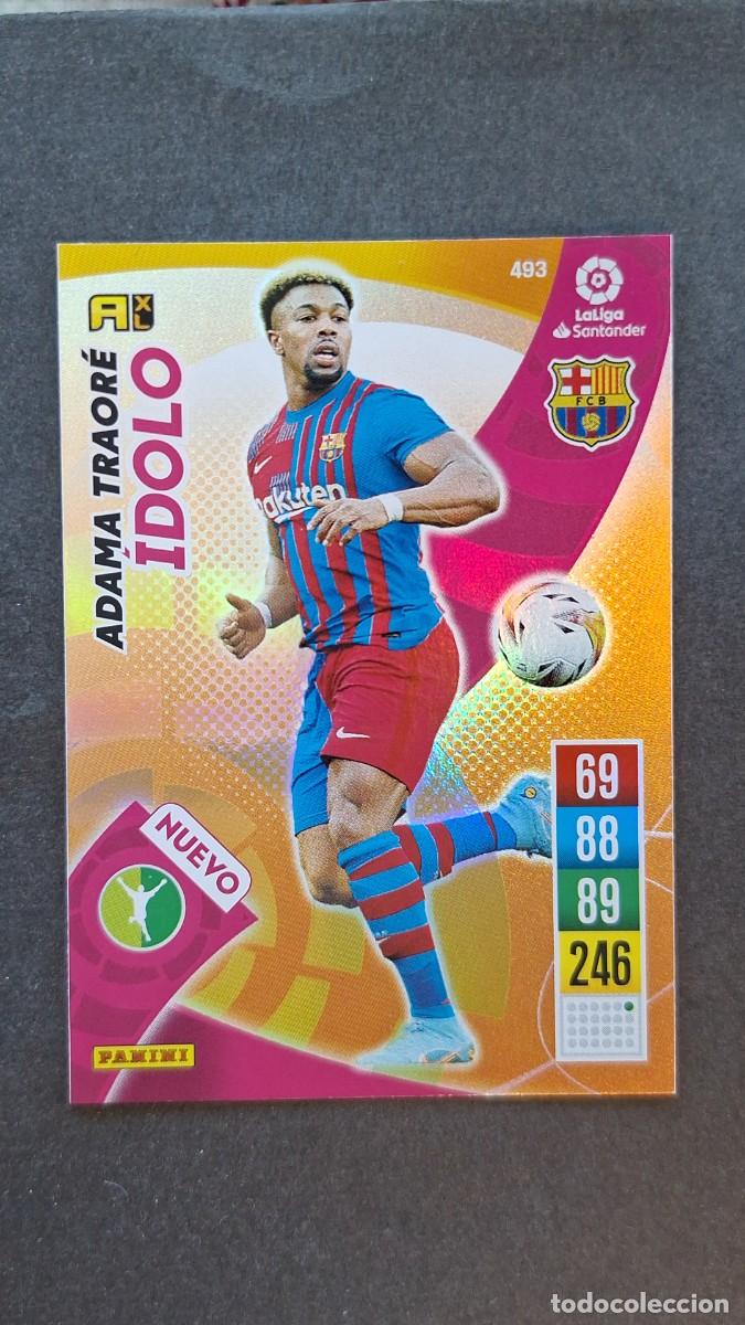Cromos de f&uacute;tbol: L1 ADAMA TRAORE F. C. BARCELONA 493 NUEVO IDOLO PANINI ADRENALYN XL 2021 2022 21 22