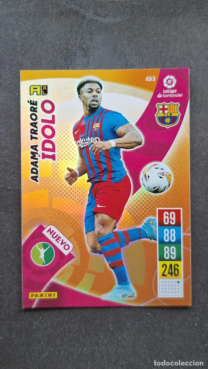 Cromos de f&uacute;tbol: L1 ADAMA TRAORE F. C. BARCELONA 493 NUEVO IDOLO PANINI ADRENALYN XL 2021 2022 21 22