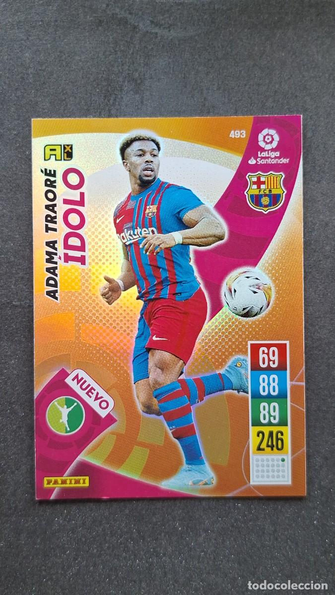 Cromos de f&uacute;tbol: L1 ADAMA TRAORE F. C. BARCELONA 493 NUEVO IDOLO PANINI ADRENALYN XL 2021 2022 21 22