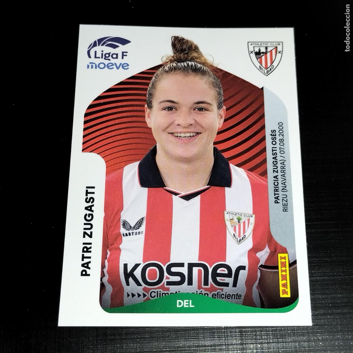 Cromos de f&uacute;tbol: 39 B PATRI ZUGASTI ATHLETIC BILBAO CROMOS LIGA F MOEVE FEMENINA PANINI 2025 2026 25 26