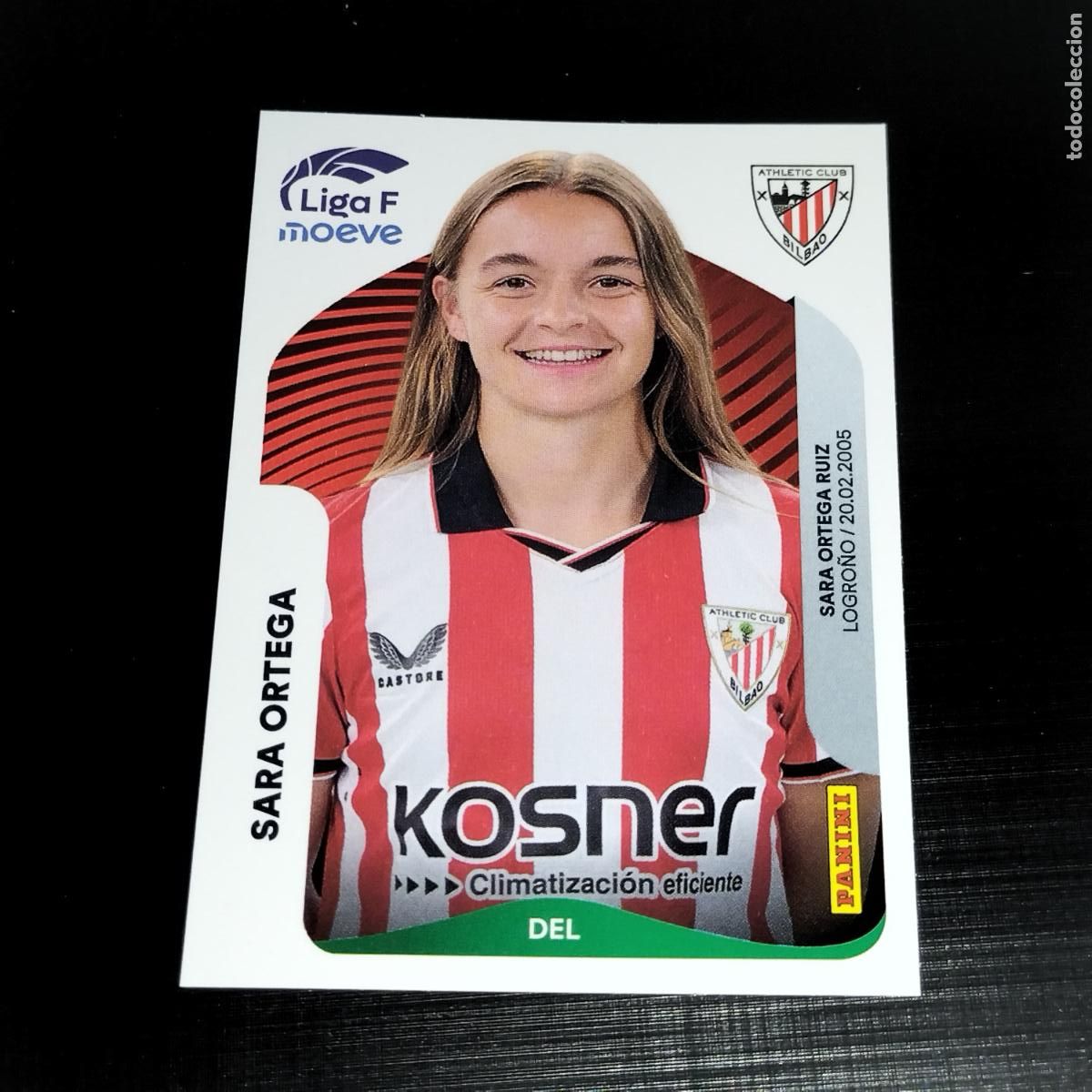Cromos de Futebol: 40 SARA ORTEGA ATHLETIC BILBAO CROMOS LIGA F MOEVE FEMENINA PANINI 2025 2026 25 26