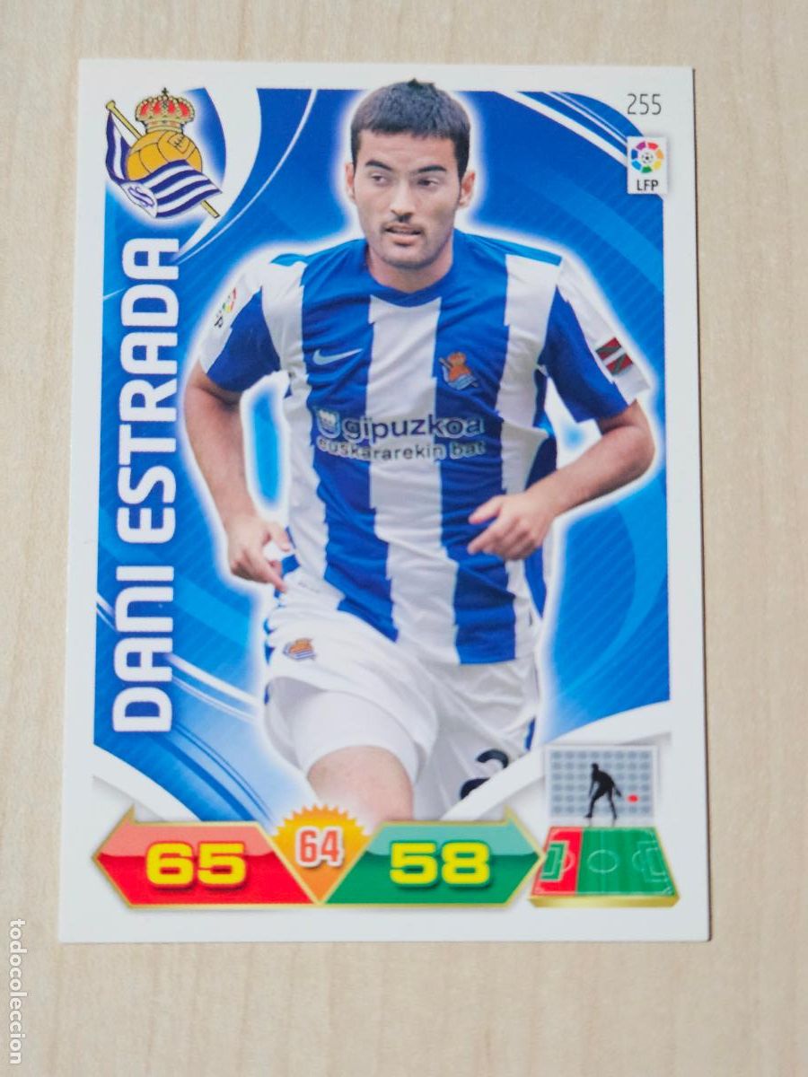 Cromos de Futebol: FICHA N&ordm; 255 DANI ESTRADA - ADRENALYN 11 12 - PANINI 2011 -12 - CROMO - REAL SOCIEDAD