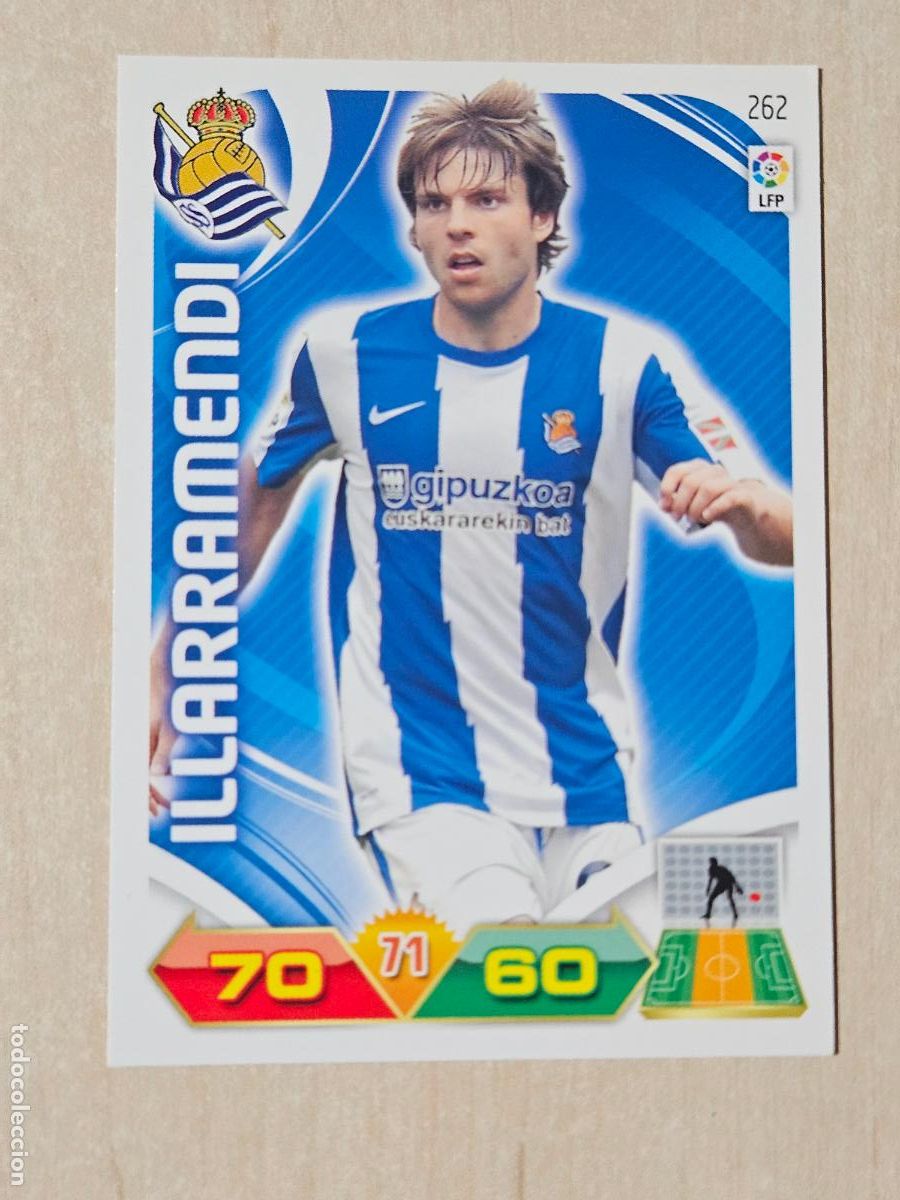 Cartes &agrave; collectionner de Football: FICHA N&ordm; 262 ILLARRAMENDI - ADRENALYN 11 12 - PANINI 2011 -12 - CROMO - REAL SOCIEDAD