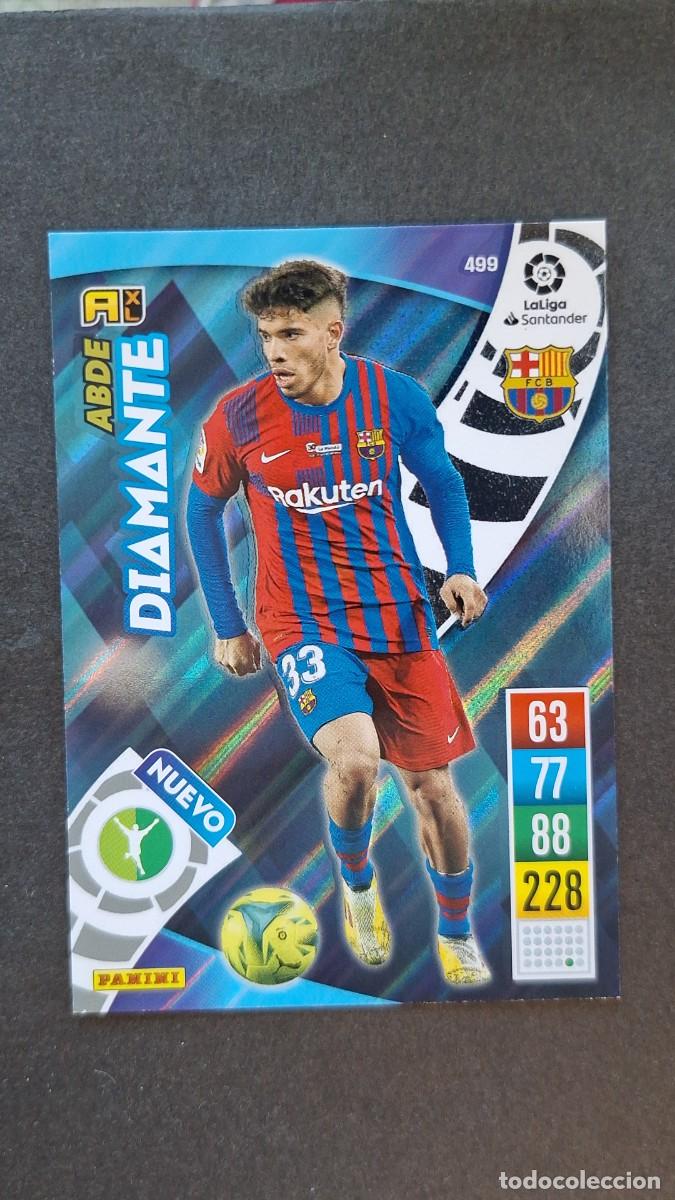 Fu&szlig;ball-Sticker: L1 ABDE F. C. BARCELONA 499 NUEVO DIAMANTE PANINI ADRENALYN XL 2021 2022 21 22
