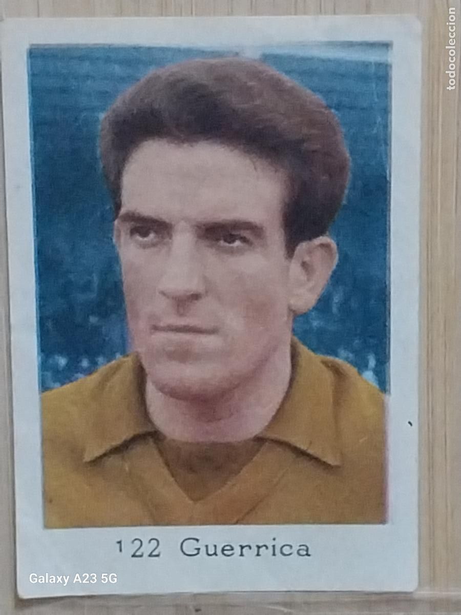 Fu&szlig;ball-Sticker: GUERRICA OSASUNA ED RUIZ ROMERO 1962 63 62 CROMO 122 ORIGINAL SIN PEGAR NUNCA