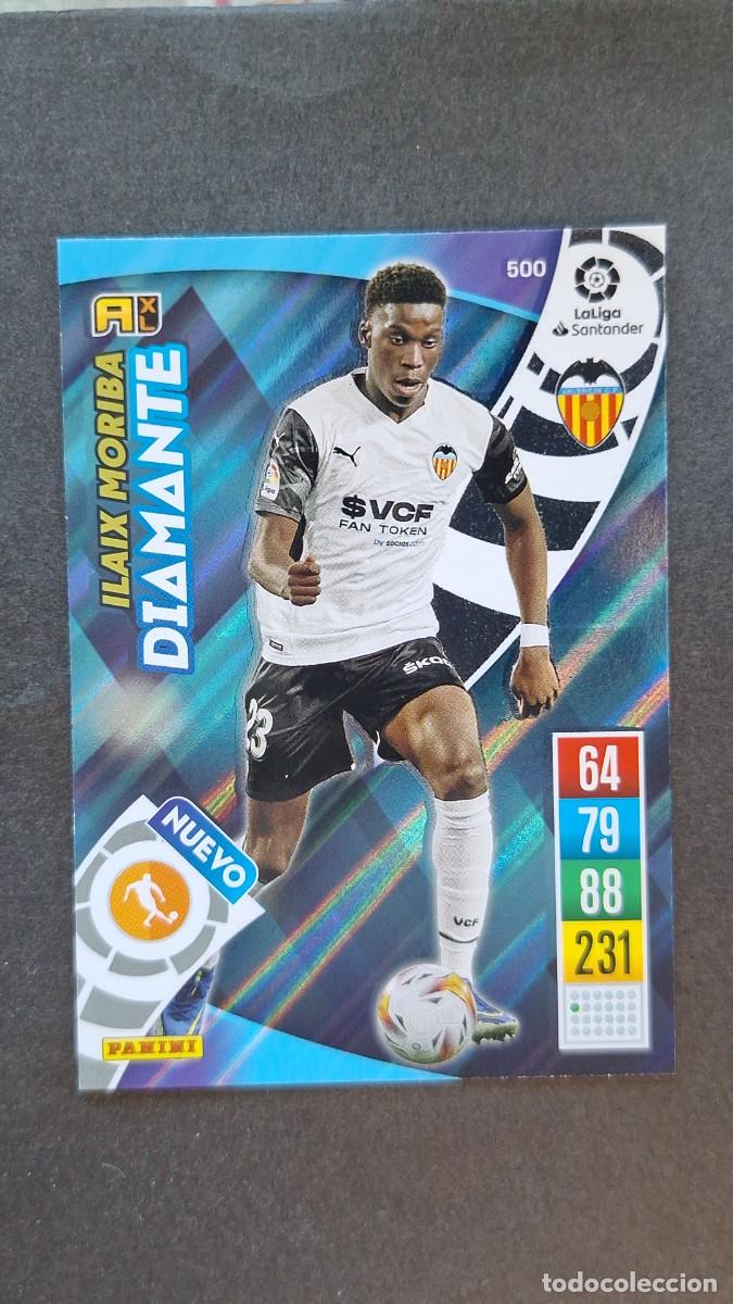 Fu&szlig;ball-Sticker: L1 ILAIX MORIBA VALENCIA C. F. 500 NUEVO DIAMANTE PANINI ADRENALYN XL 2021 2022 21 22