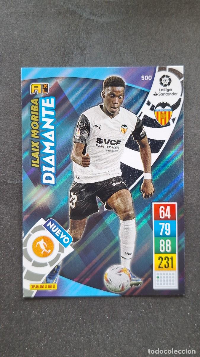 Fu&szlig;ball-Sticker: L1 ILAIX MORIBA VALENCIA C. F. 500 NUEVO DIAMANTE PANINI ADRENALYN XL 2021 2022 21 22