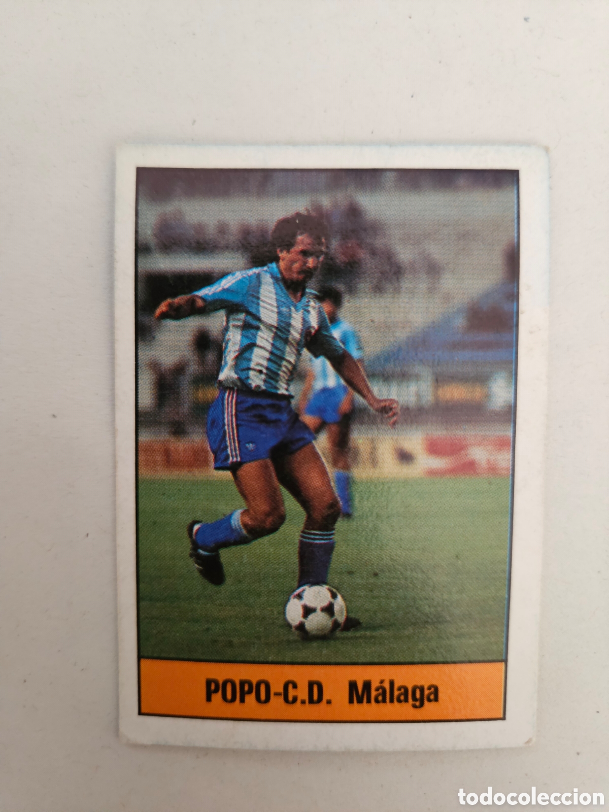 Fu&szlig;ball-Sticker: POPO 274 MALAGA LISEL 1985 1986 CROMO FUTBOL LIGA 85 86 - DESPEGADO