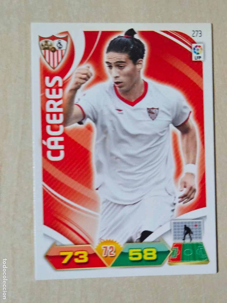 Fu&szlig;ball-Sticker: FICHA N&ordm; 273 CACERES - ADRENALYN 11 12 - PANINI 2011 -12 - CROMO - SEVILLA
