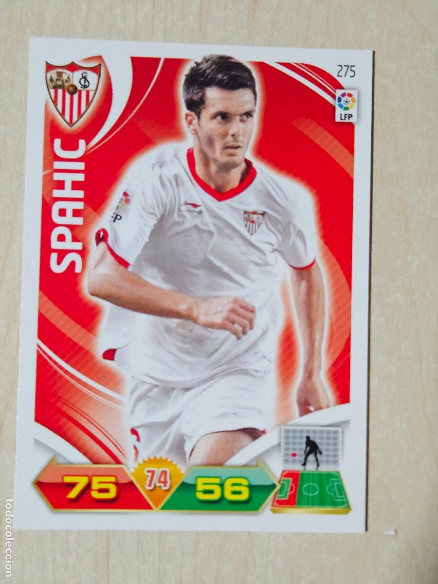 Fu&szlig;ball-Sticker: FICHA N&ordm; 275 SPAHIC - ADRENALYN 11 12 - PANINI 2011 -12 - CROMO - SEVILLA