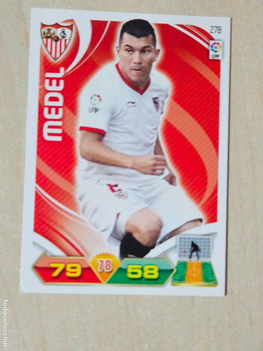 Fu&szlig;ball-Sticker: FICHA N&ordm; 278 MEDEL - ADRENALYN 11 12 - PANINI 2011 -12 - CROMO - SEVILLA