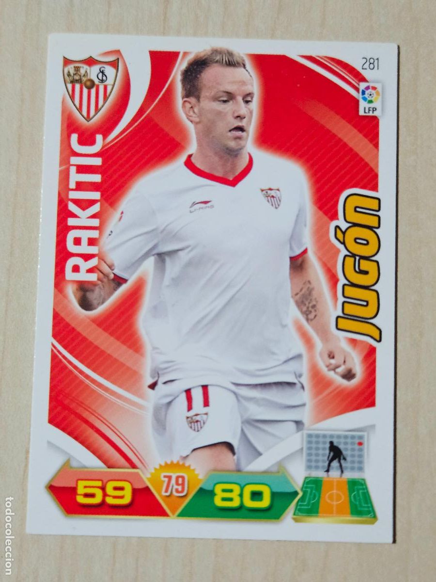 Fu&szlig;ball-Sticker: FICHA N&ordm; 281 RAKITIC - ADRENALYN 11 12 - PANINI 2011 -12 - CROMO - SEVILLA