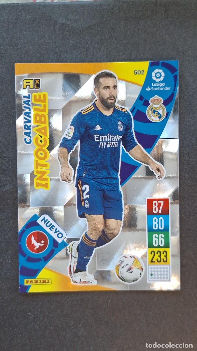 Fu&szlig;ball-Sticker: L1 CARVAJAL REAL MADRID 502 NUEVO INTOCABLE PANINI ADRENALYN XL 2021 2022 21 22